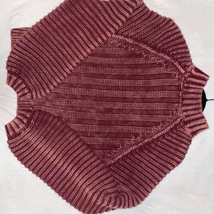 Free People Rustic Red Sweater